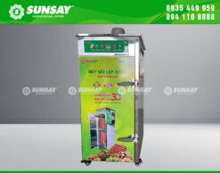 Máy sấy lạp xưởng SUNSAY có thiết kế đẹp, sấy đảm bảo vệ sinh an toàn thực phẩm
