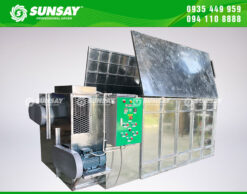 Máy sấy vĩ ngang 1 tấn - Máy sấy nông sản sấy lúa bắp, đậu phộng, cà phê 1 tấn