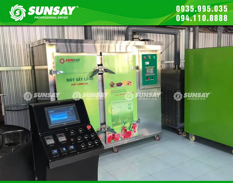 Máy sấy lạnh SUNSAY lắp đặt tại Đắk Lắk