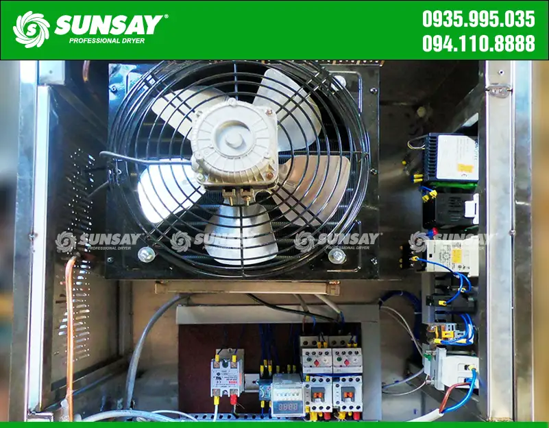 Hệ thống sấy của máy sấy lạnh