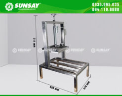 Kích thước máy nhỏ gọn, không tốn diện tích