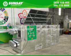 Máy sấy vĩ ngang 500kg là sự lựa chọn hàng đầu để bảo quản nông sản