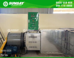 Lắp đặt máy sấy vĩ ngang 10 tấn tại Thanh Hóa