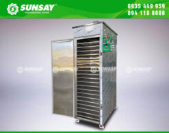 Máy sử dụng màn hình HMI lưu được công thức sấy và điều khiển máy từ xa thông qua điện thoại