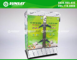 Máy được thiết kế công suất, kích thước theo nhu cầu của khách hàng