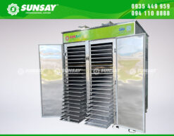 Máy sấy nhiệt đối lưu 80 khay chất lượng cao SUNSAY