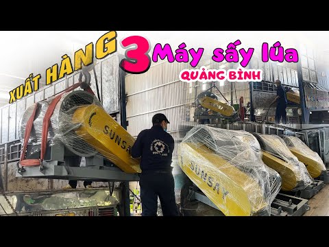 Xuất hàng 3 máy sấy vĩ ngang đến Quảng Bình