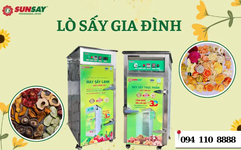 Chọn lò sấy gia đình theo nhu cầu sử dụng của bạn 