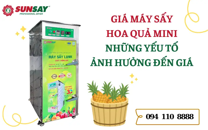 Giá máy sấy hoa quả mini