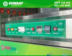 Bảng điều khiển máy sấy nhiệt độ cao 12 khay