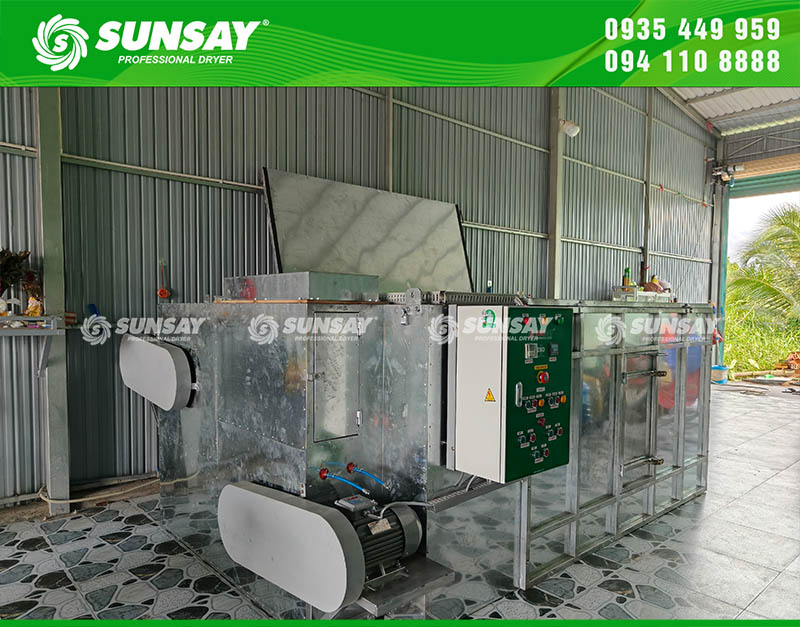 Cung cấp máy sấy vĩ ngang 1 tấn đến Long An