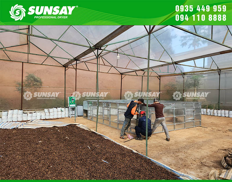 Máy được thiết kế theo dạng modun nên dễ dàng tháo mở di chuyển