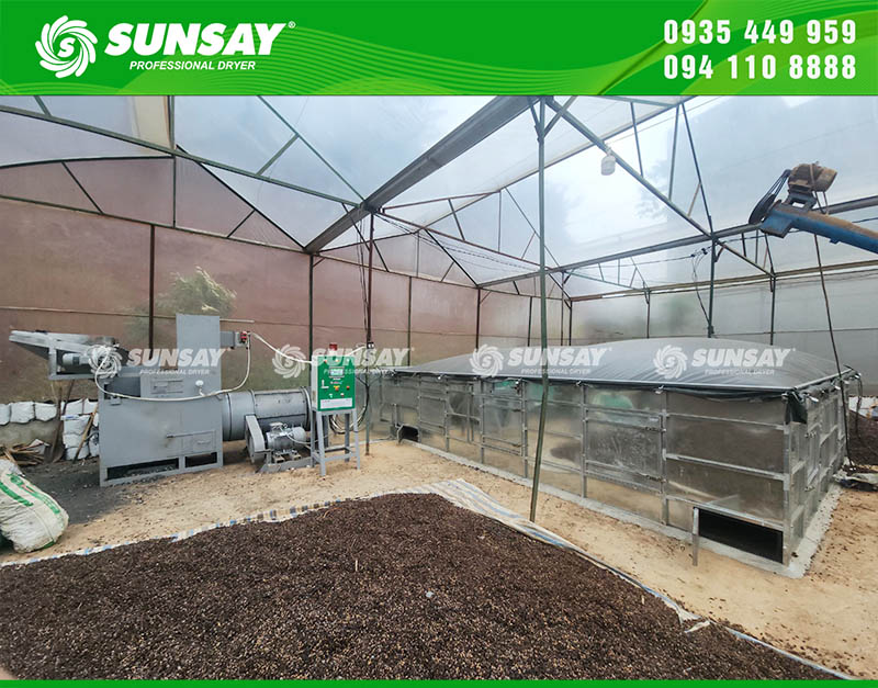 Với máy sấy vĩ ngang SUNSAY không cần phải lo lắng về vấn đề thời tiết